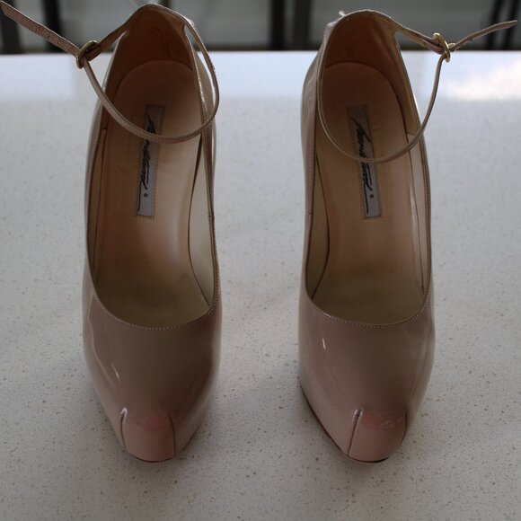 Brian Atwood Patent Leather Heels - Picture 1 of 4